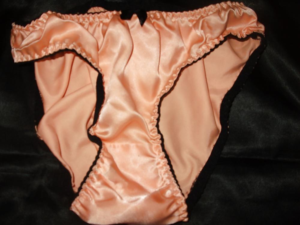 25P A selection of my wife's silky satin panties