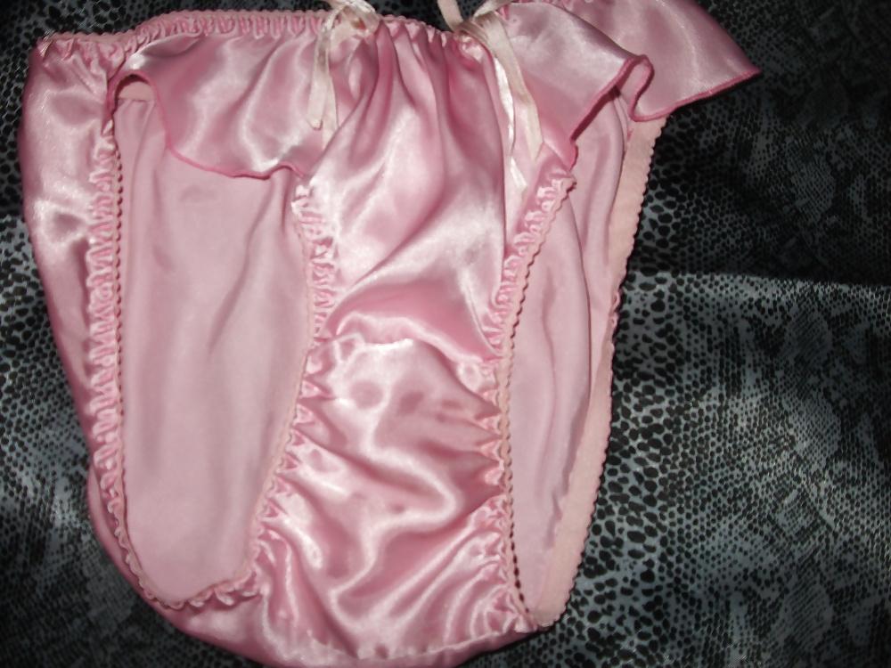 25P A selection of my wife's silky satin panties
