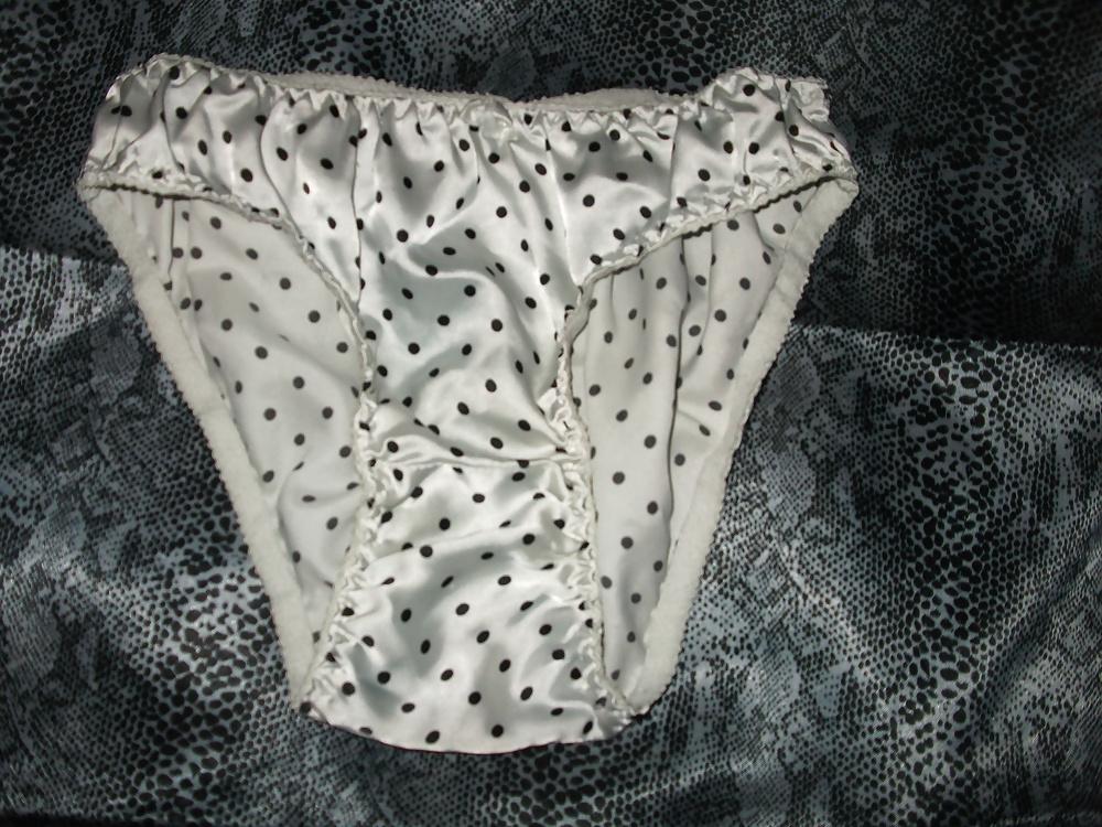 25P A selection of my wife's silky satin panties