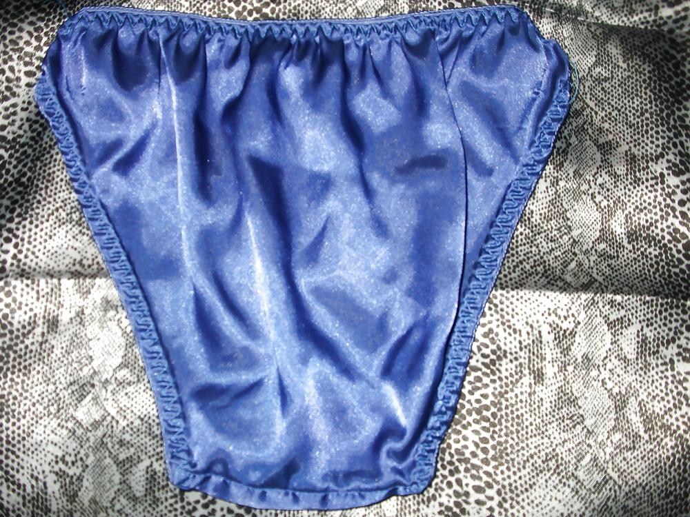 25P A selection of my wife's silky satin panties
