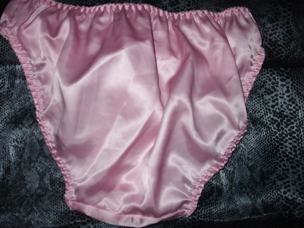 25P A selection of my wife's silky satin panties