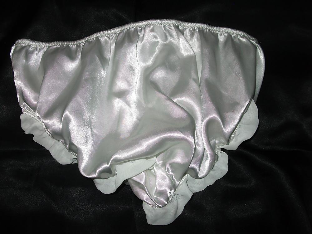 25P A selection of my wife's silky satin panties