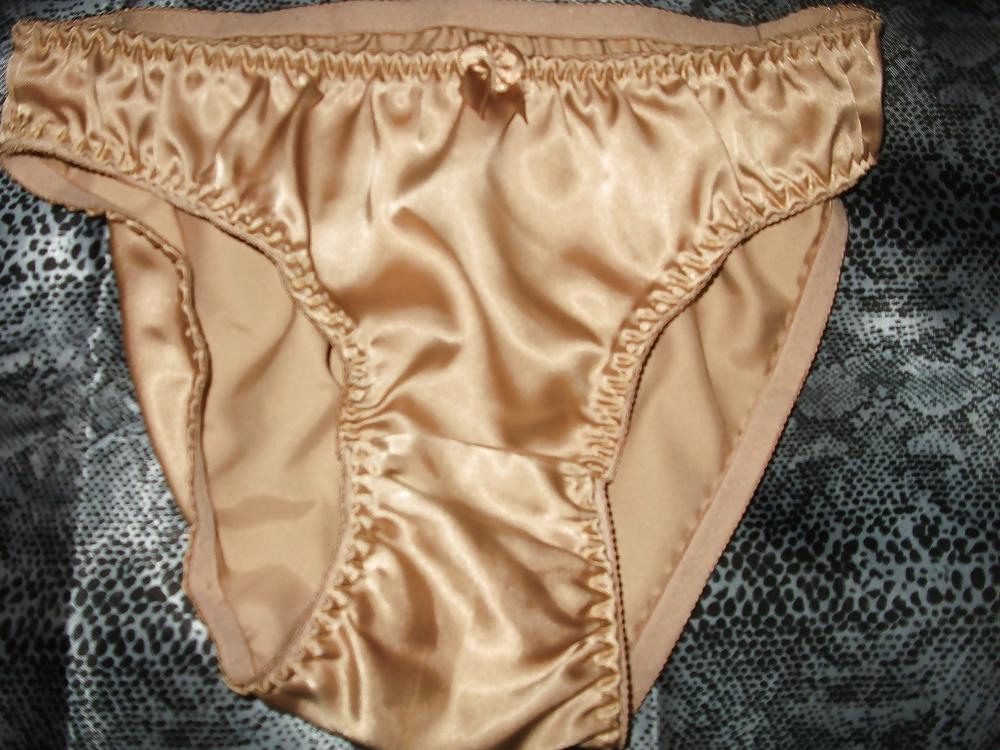 25P A selection of my wife's silky satin panties