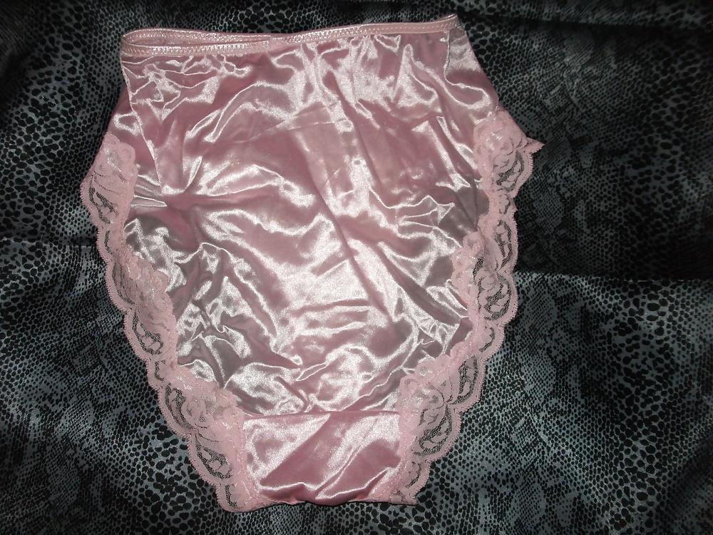 25P A selection of my wife's silky satin panties