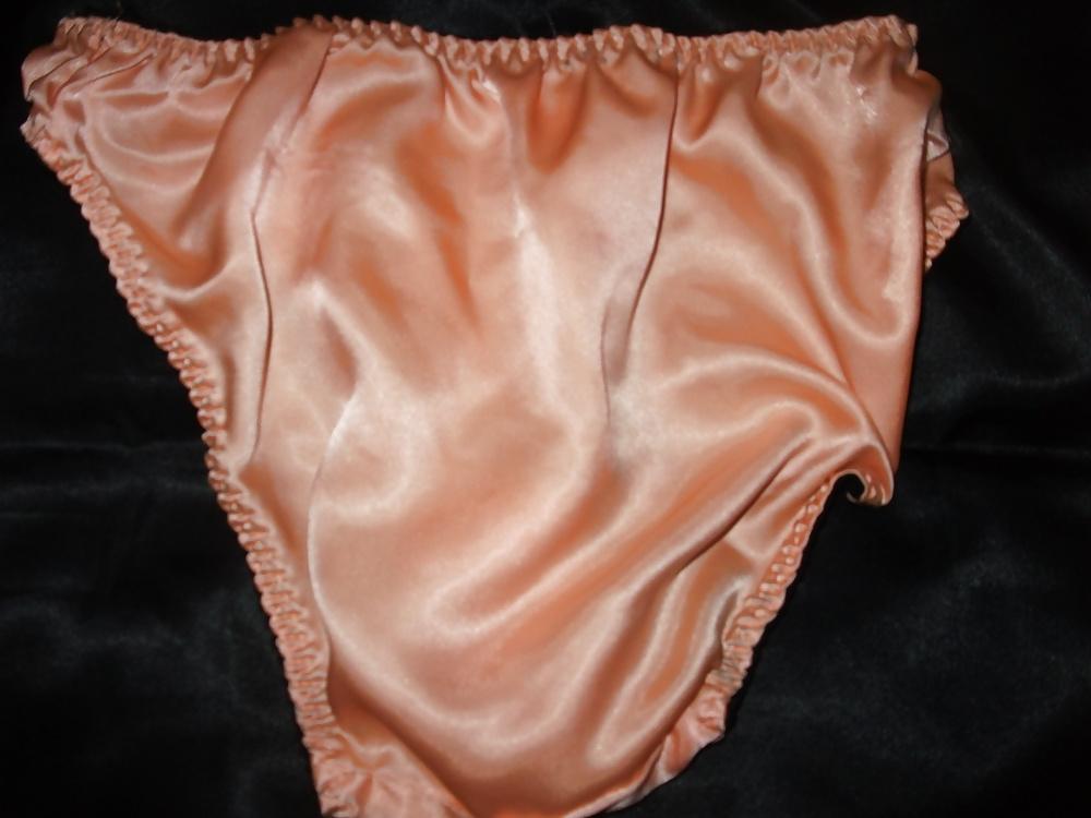 25P A selection of my wife's silky satin panties