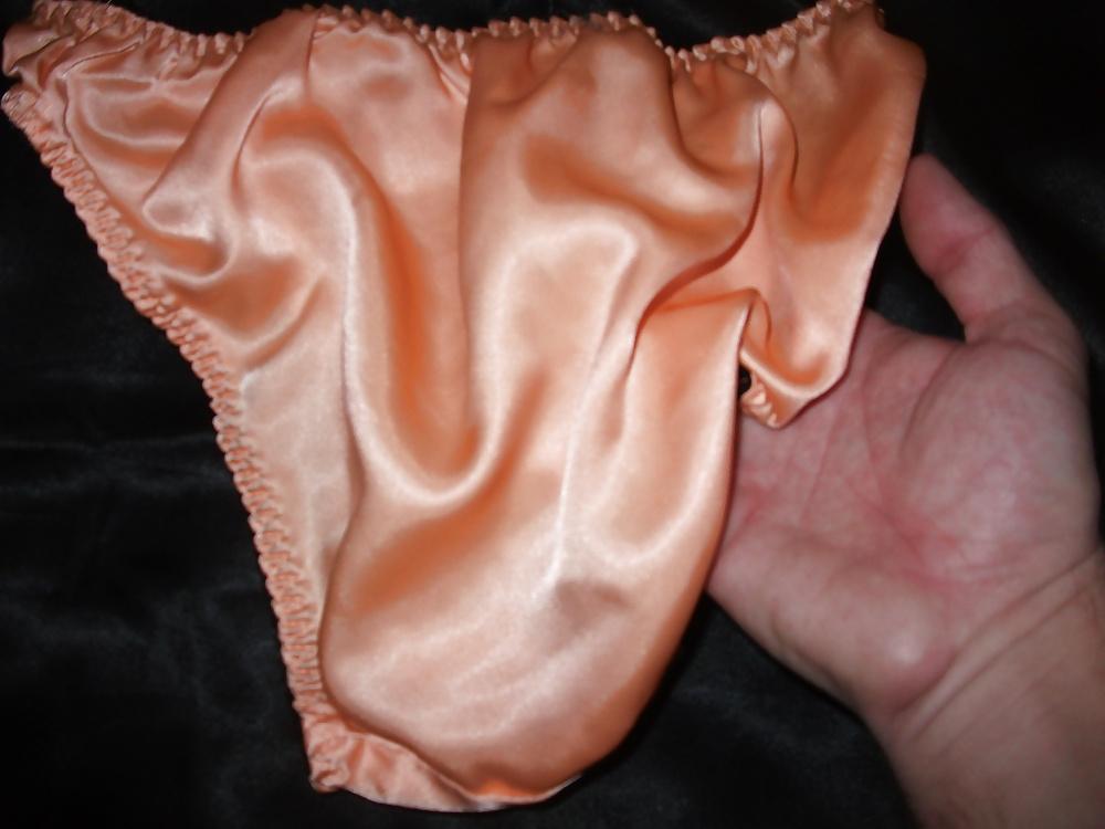 25P A selection of my wife's silky satin panties