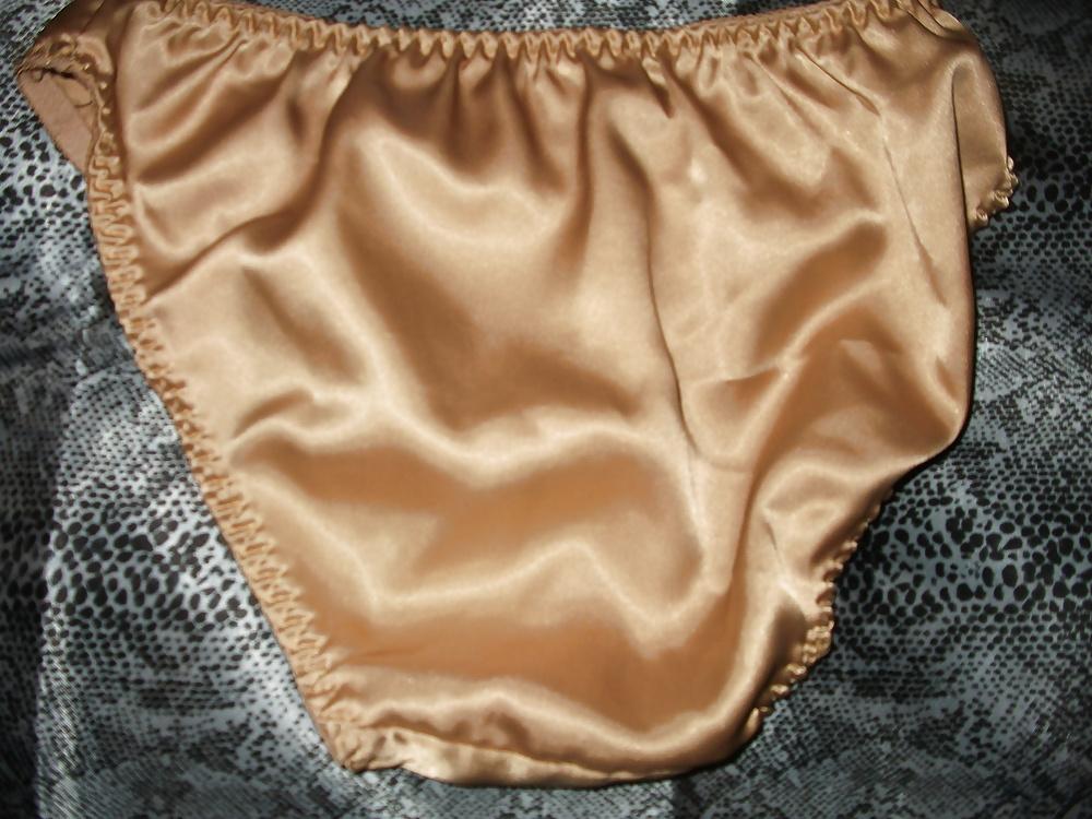 25P A selection of my wife's silky satin panties