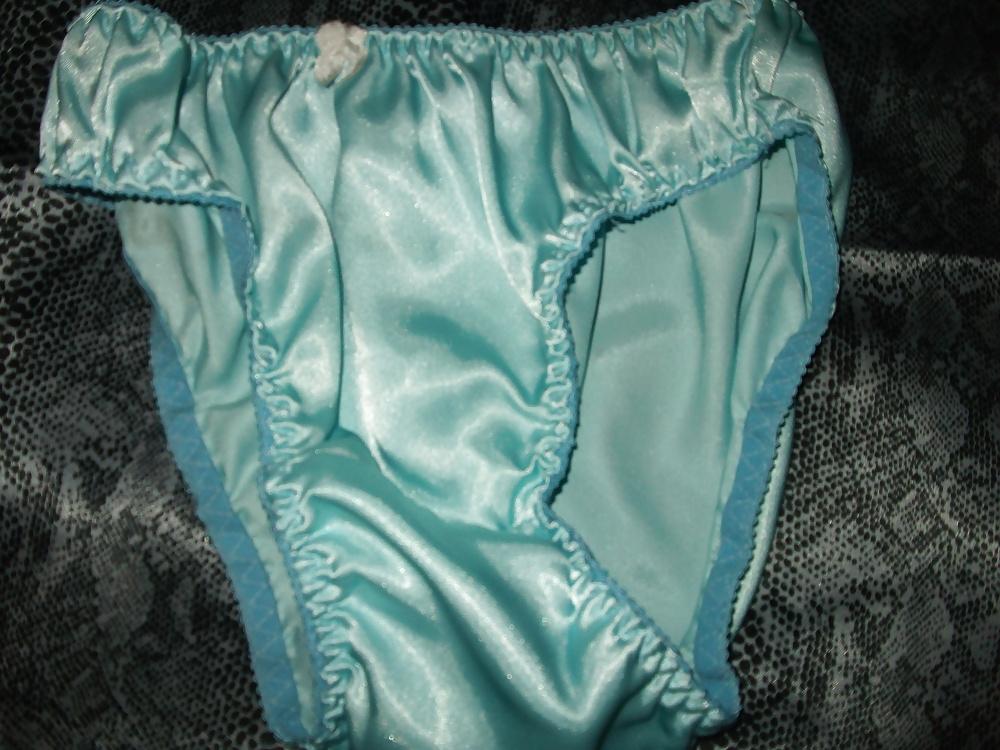 25P A selection of my wife's silky satin panties