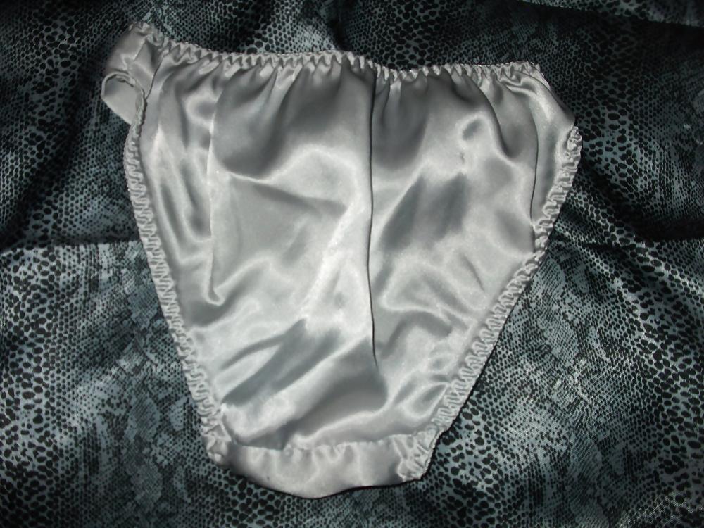 25P A selection of my wife's silky satin panties