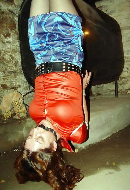 25P Hogtied in satin blouse