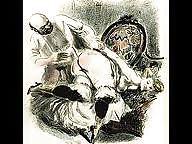 25P Erotic Drawings From The Past (Vintage) -L1390-