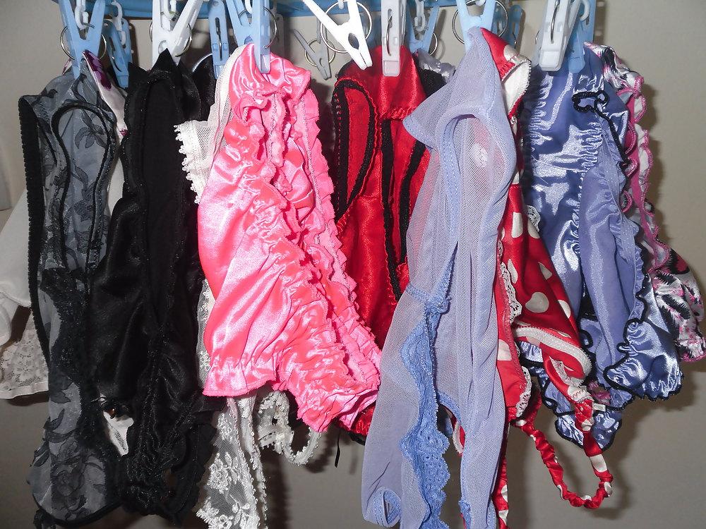 6P Wifes satin panties...