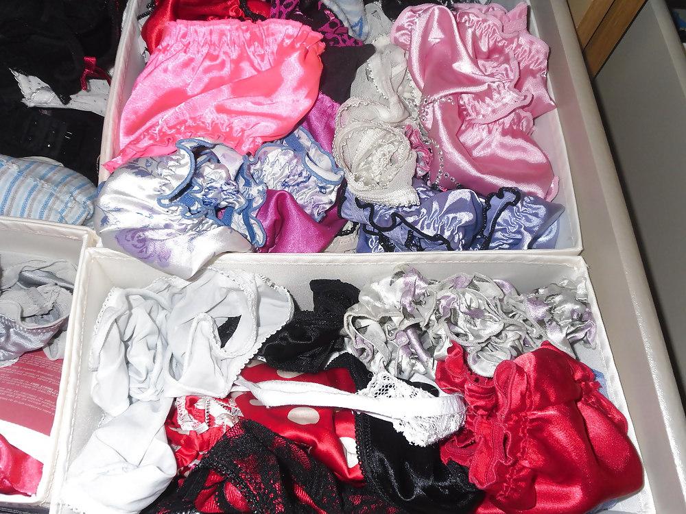 6P Wifes satin panties...