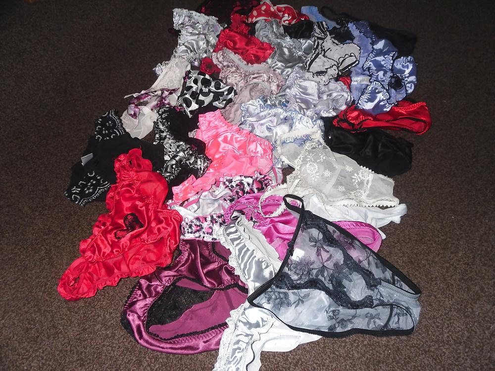 6P Wifes satin panties...