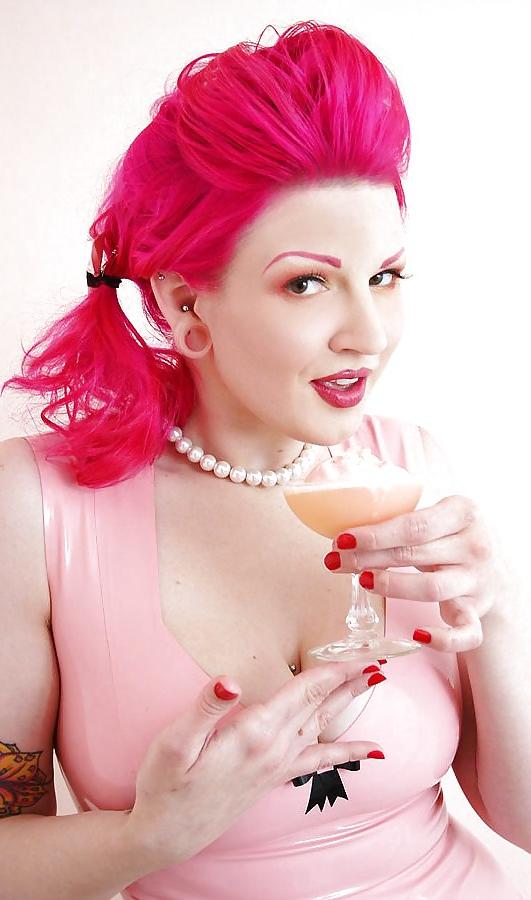 18P XX Pink Latex Girl