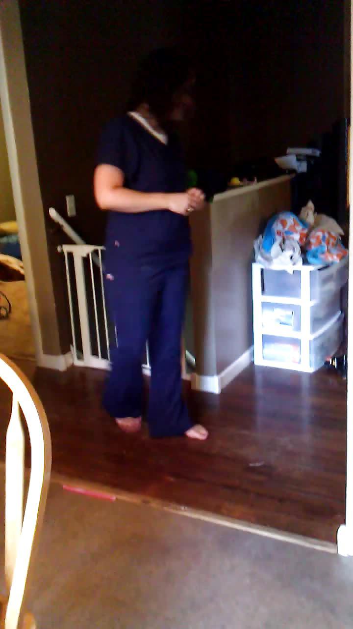 8P I need ideas for filming this nurse when she doesn't know