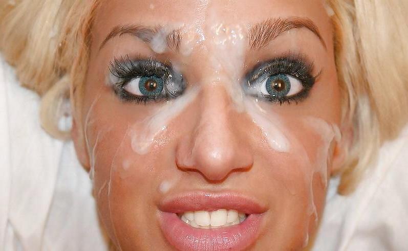25P Bukkake faces 2