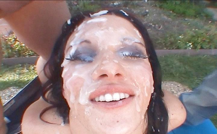 25P Bukkake faces 2