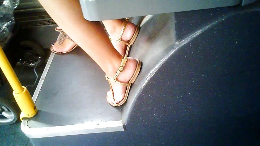6P Nice teens in bus