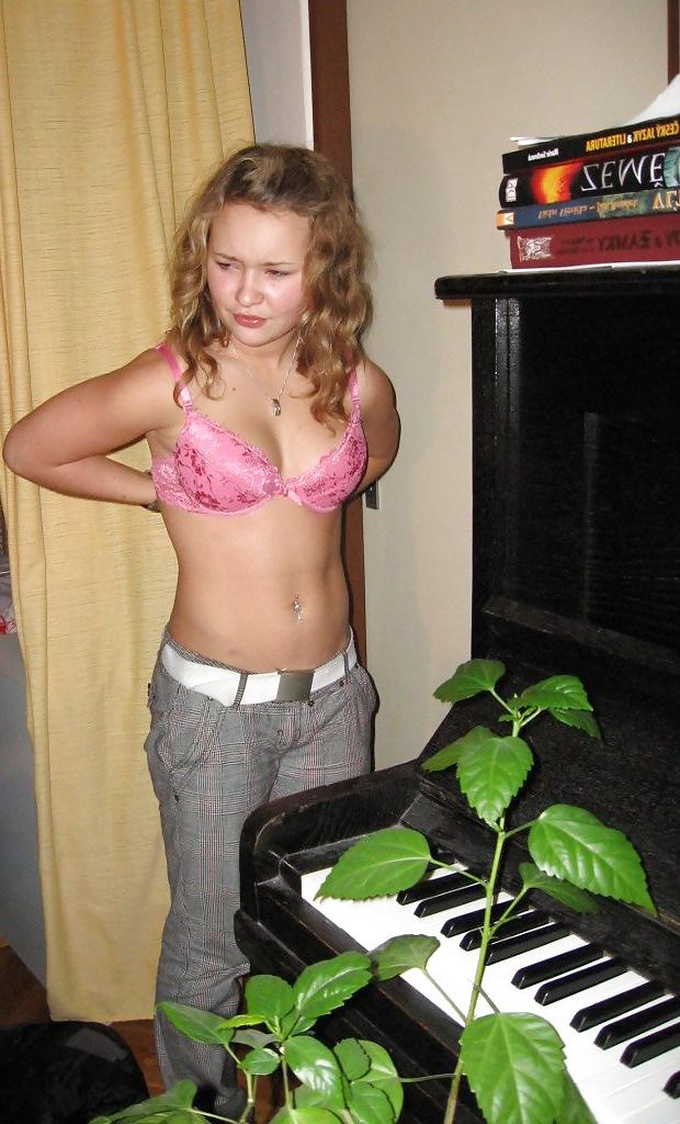 24P Girl we know from school at my friends place.