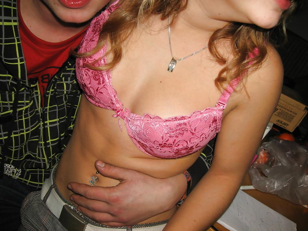 24P Girl we know from school at my friends place.