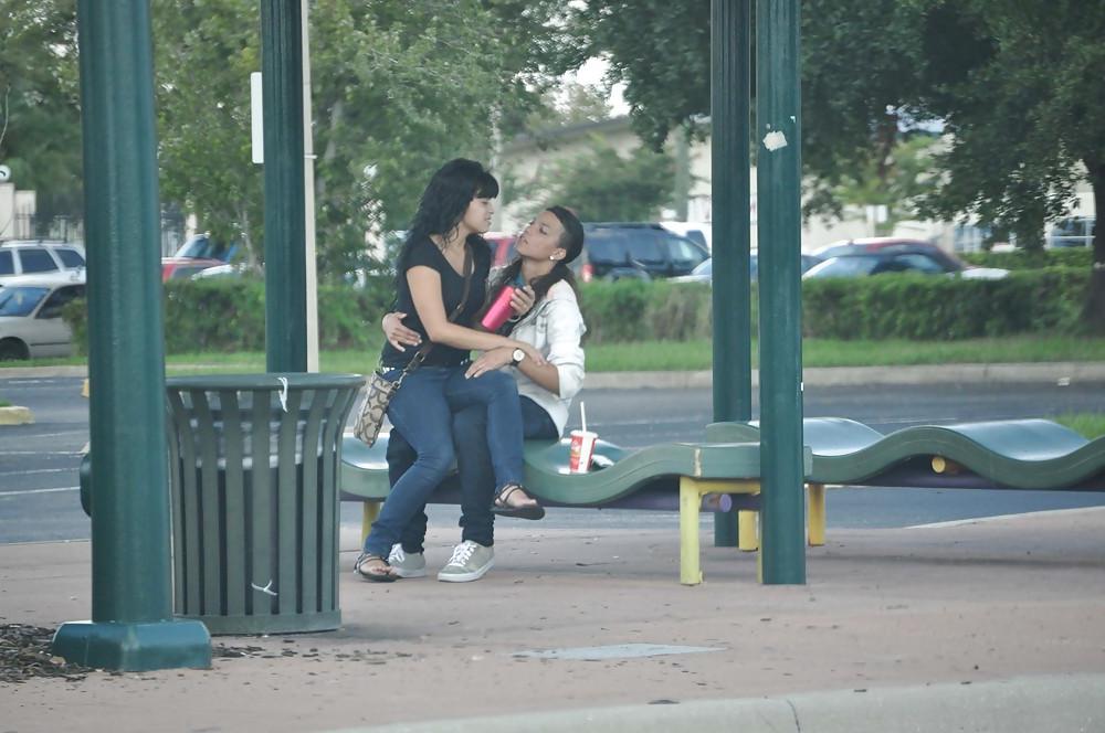 7P YNG Latina Lesbians Making Out