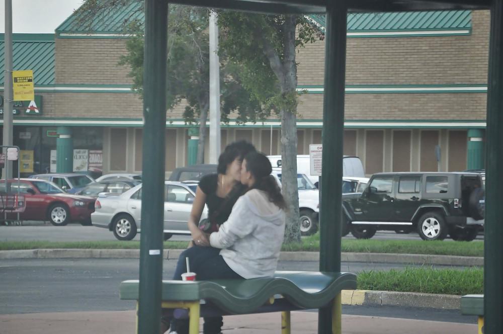 7P YNG Latina Lesbians Making Out