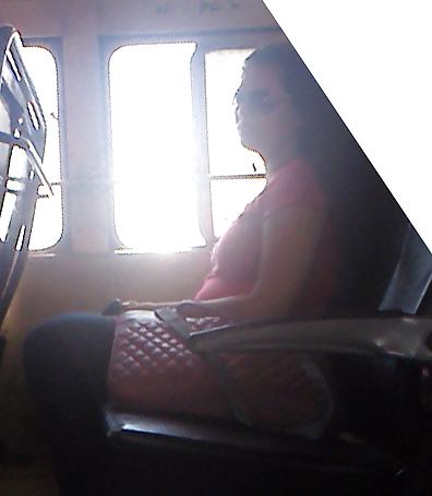 4P Busty Babe in Bus