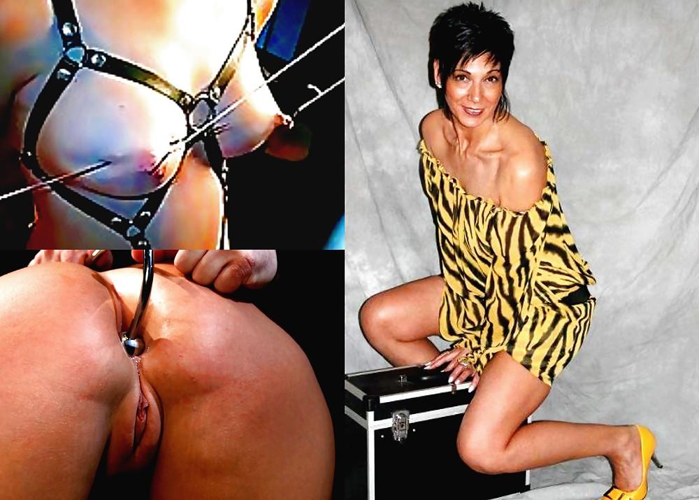 12P Sexy dressed undressed milf before after and bdsm