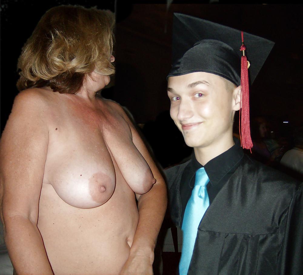 10P Mother's big saggy breasts