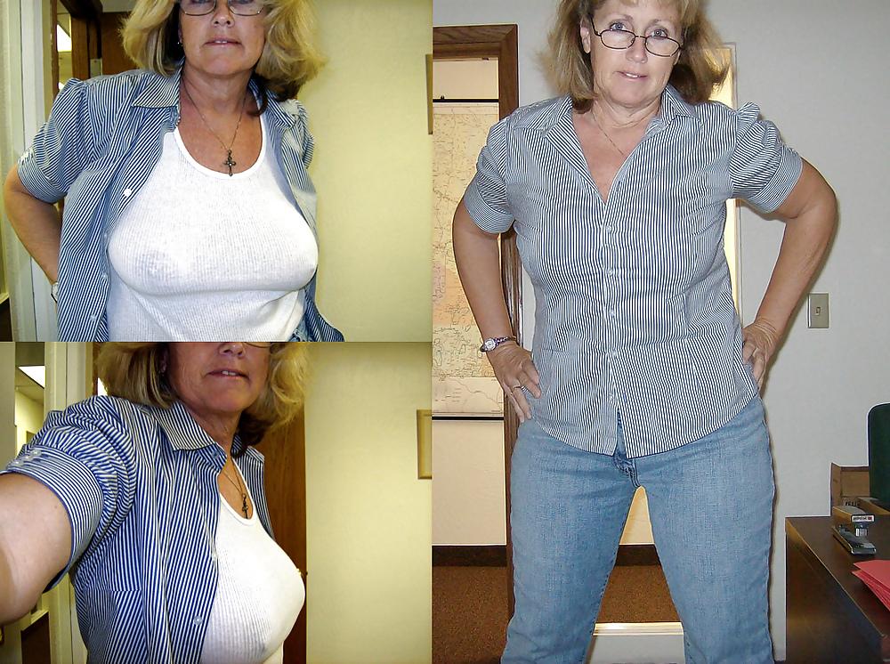 10P Mother's big saggy breasts