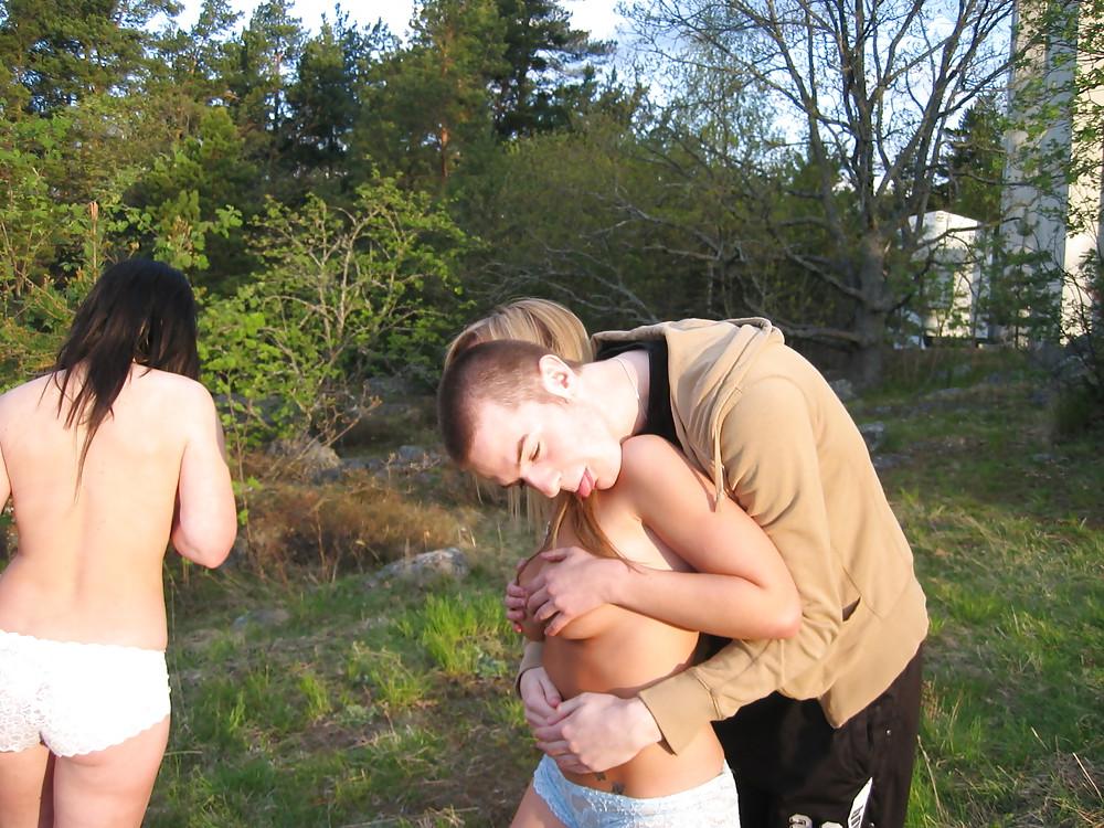24P Nice amateur russian bitches possing