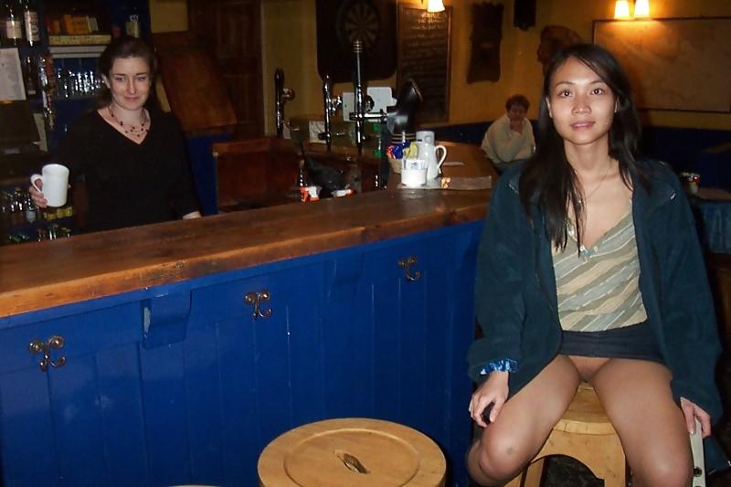 16P Chinese girl takes british cock