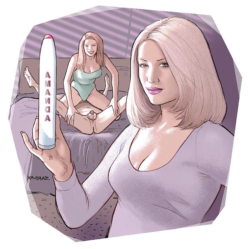 25P Femdom cartoon