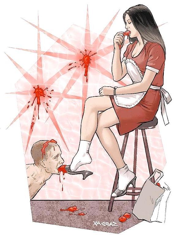 25P Femdom cartoon