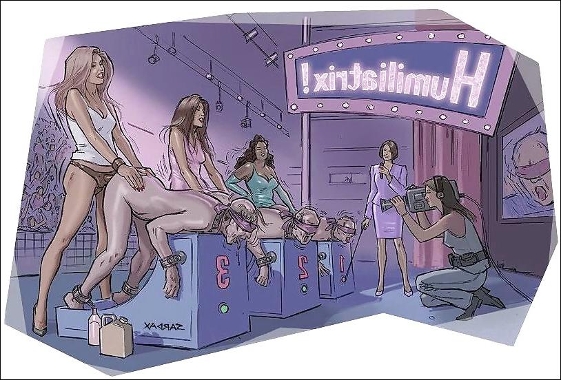 25P Femdom cartoon