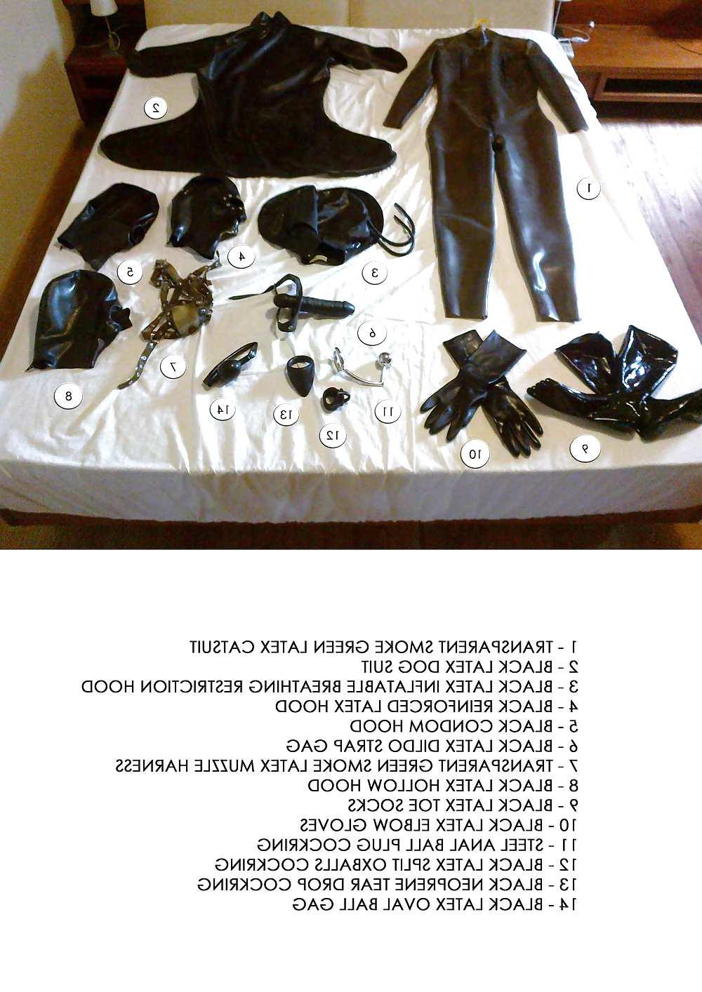 13P The latex slave in pictures