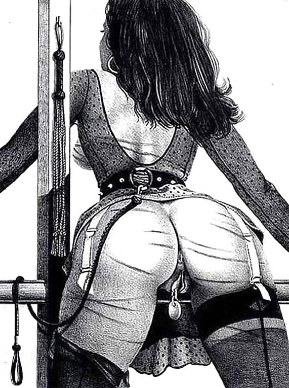 16P BDSM-Zeichnungen verschiedener Künstler