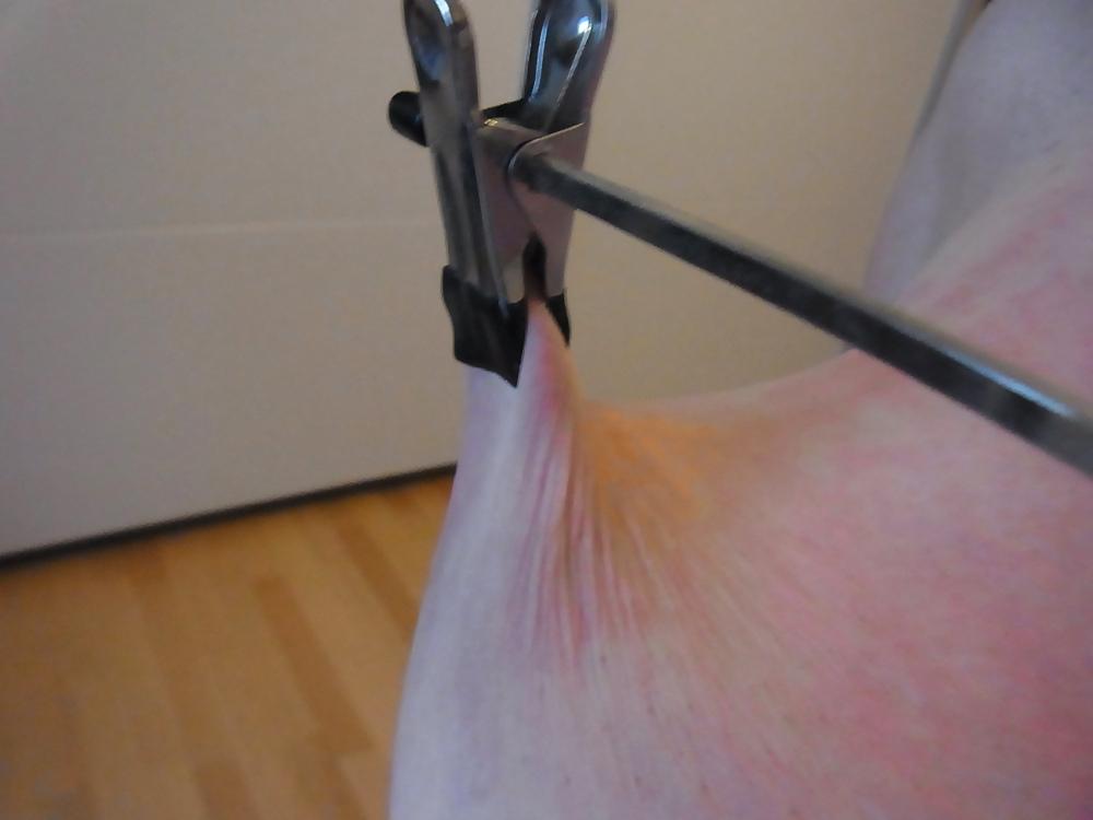 25P Chubby redhead Part7 clamp lifted saggy tits & pumped nipple