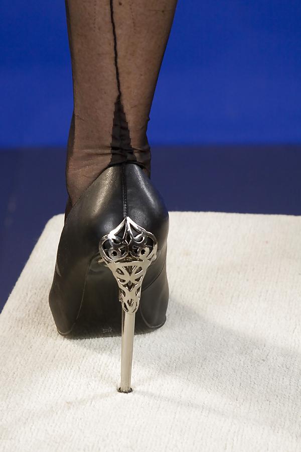 12P High heels, garters, and FF NYLONS