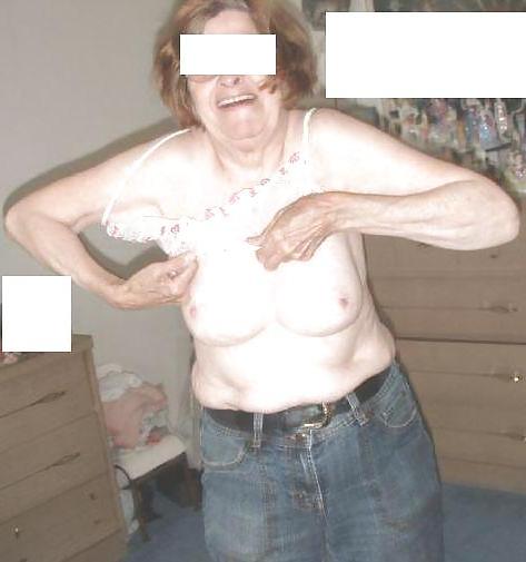 7P Mrs Lair 77 yo and her saggy and wrinkled breasts