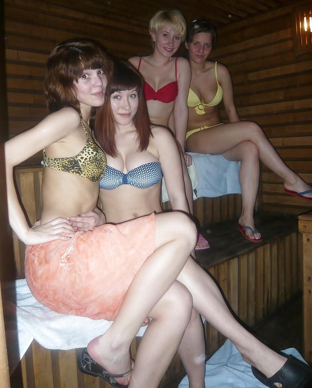 19P Sexy Sauna Fun
