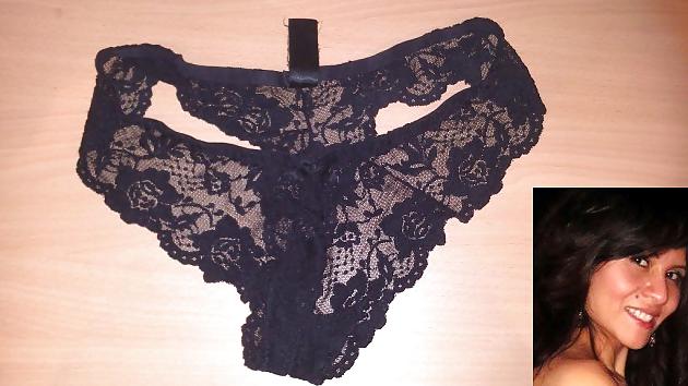 8P Dumb latina slut's stolen panties and fakes