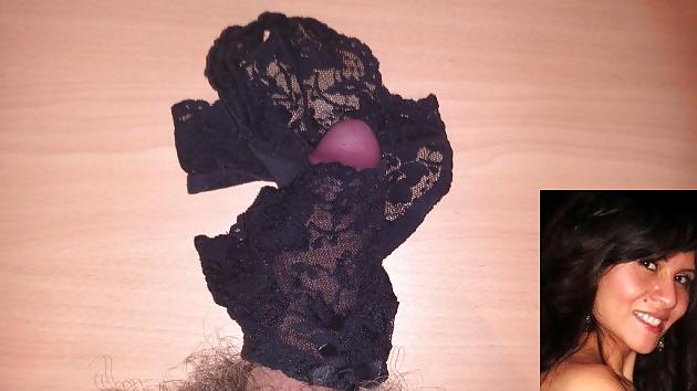 8P Dumb latina slut's stolen panties and fakes