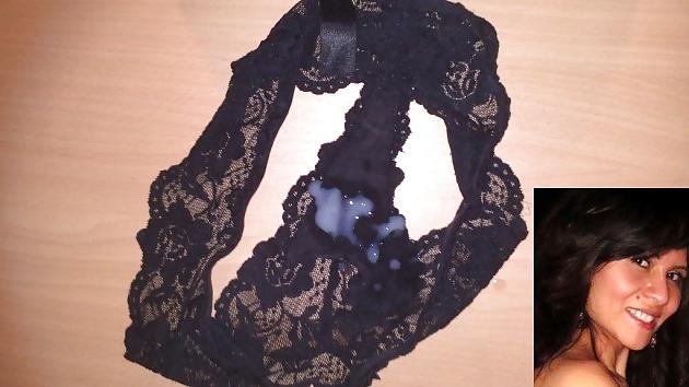 8P Dumb latina slut's stolen panties and fakes
