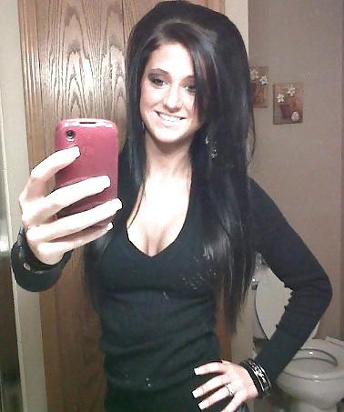 25P Hot High School Teen Caylin