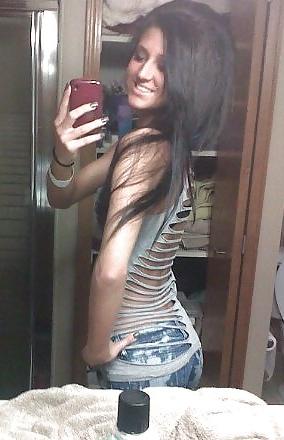 25P Hot High School Teen Caylin