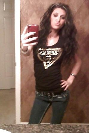 25P Hot High School Teen Caylin