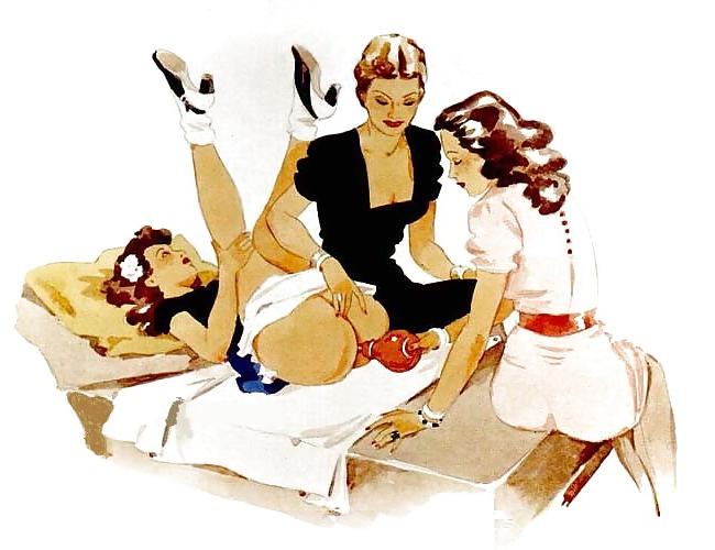 25P Femdom fetish vintage artwork