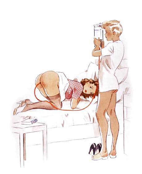 25P Femdom fetish vintage artwork
